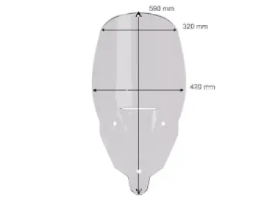 WRS - WINDSCREEN TOURING TIGER SPORT - 23121560