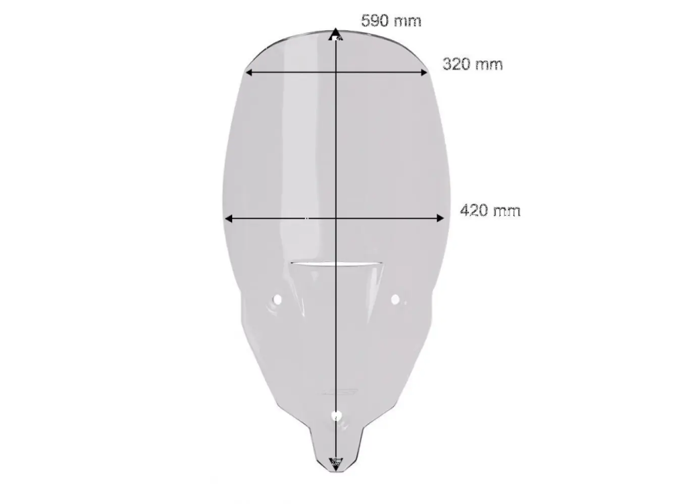 WRS - WINDSCREEN TOURING TIGER SPORT - 23121561