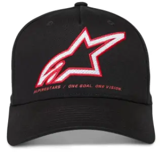 ALPINESTARS (CASUALS) - HAT CRV BILL LINEOUT BLACK L/X - 25014617