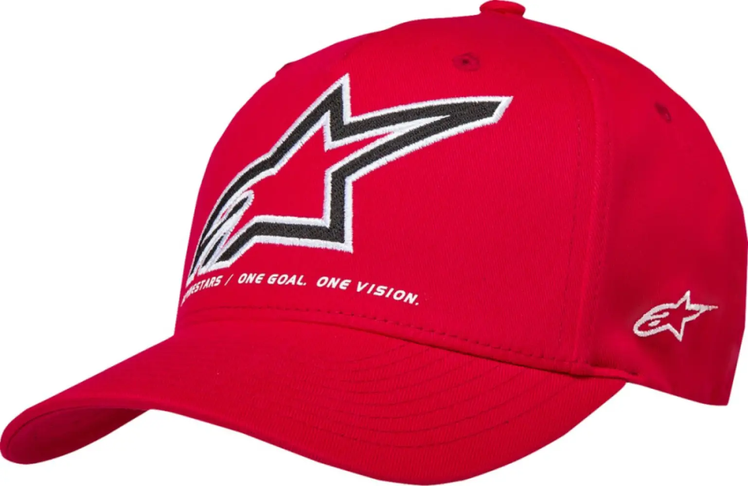 ALPINESTARS (CASUALS) - HAT CRV BILL LINEOUT RED L/XL - 25014619