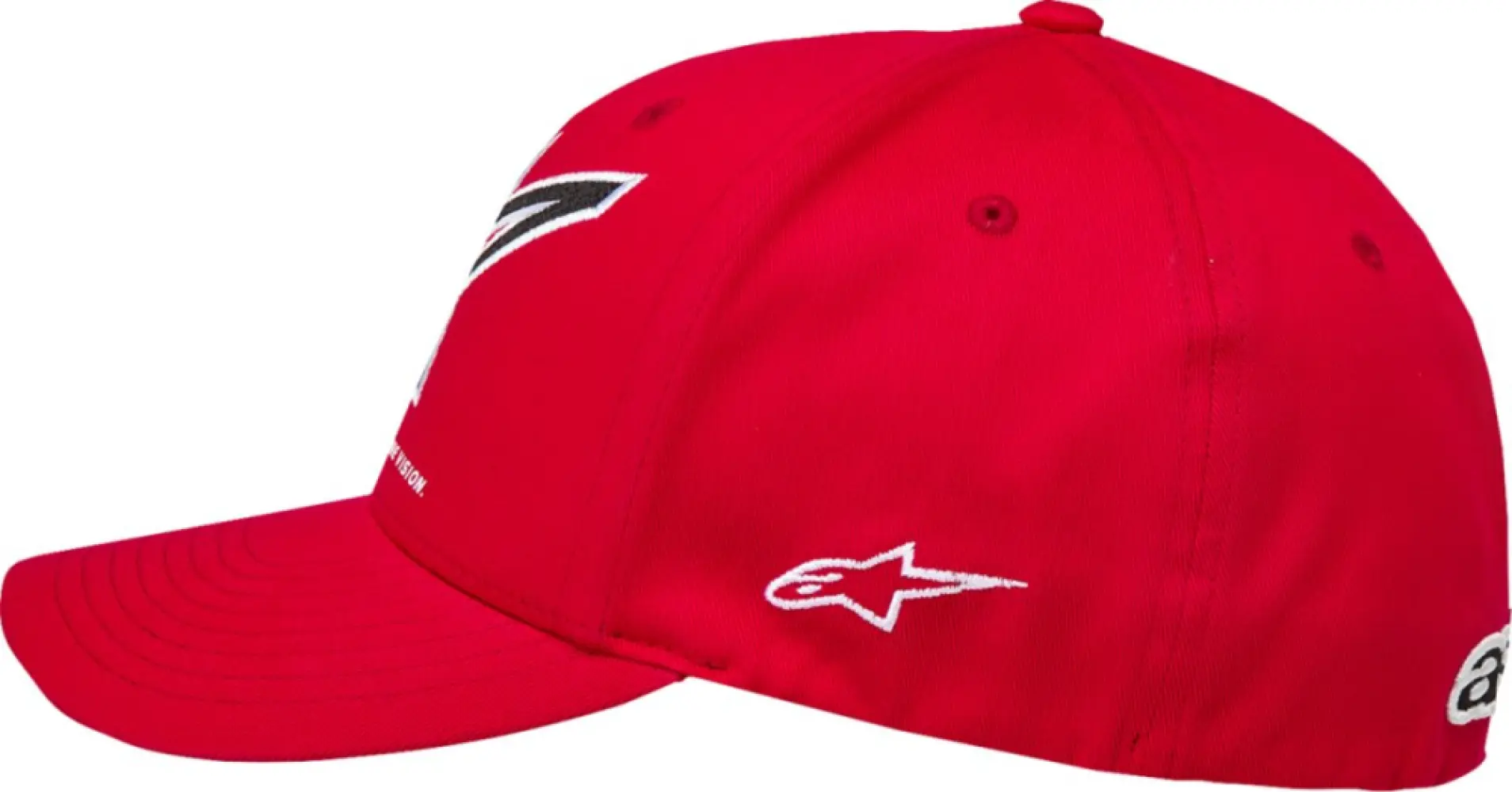 ALPINESTARS (CASUALS) - HAT CRV BILL LINEOUT RED S/M - 25014618