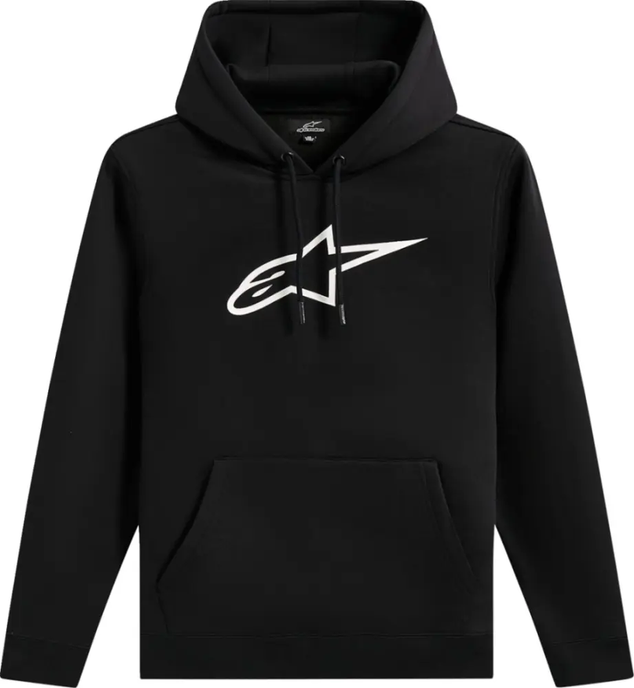 ALPINESTARS (CASUALS) - HOODIE PO AGELESS V3 BLACK/WHI - 30507562
