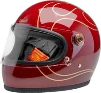 BILTWELL - HELMET GRINGO S GARNET RED FLA - 010118375