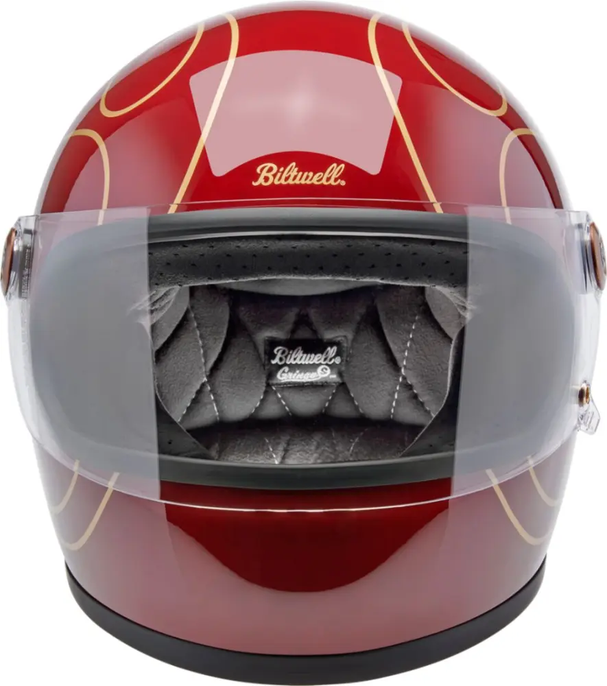 BILTWELL - HELMET GRINGO S GARNET RED FLA - 010118375