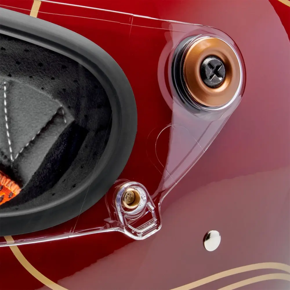 BILTWELL - HELMET GRINGO S GARNET RED FLA - 010118375