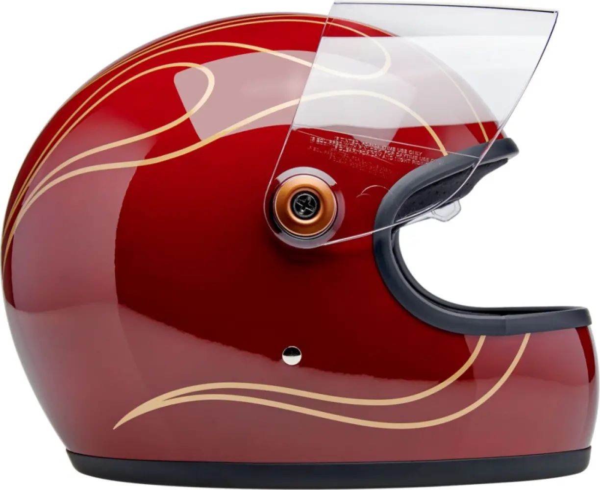 BILTWELL - HELMET GRINGO S GARNET RED FLA - 010118375