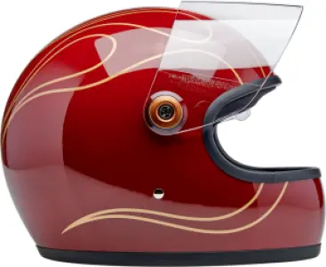 BILTWELL - HELMET GRINGO S GARNET RED FLA - 010118375