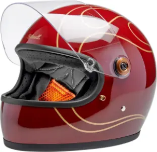 BILTWELL - HELMET GRINGO S GARNET RED FLA - 010118375