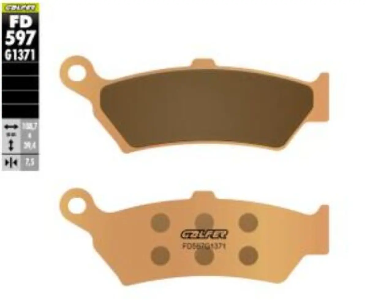 GALFER - BRAKE PAD SINTERED RR - 17214114