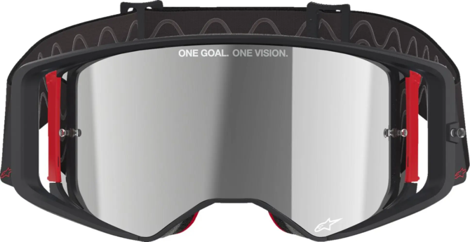 ALPINESTARS GOGGLES - GOGGLE SUPERTECH CORP BLK/RED  - 26013883