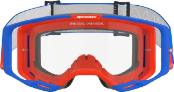 ALPINESTARS GOGGLES - GOGGLE VISION 8 WORDMARK BL/OR - 26013902