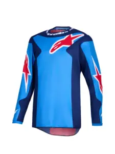 ALPINESTARS(MX) - JERSEY FLUID GRID BLUE/RED L - 29108649