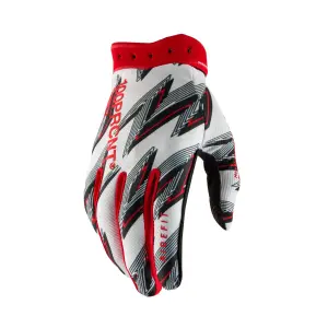 100% - GLOVES RIDEFIT WHITE/RED - XL - 33308684
