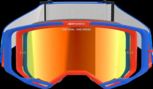 ALPINESTARS GOGGLES - GOGGLE VISION 8 WORDMARK BL/OR - 26013774