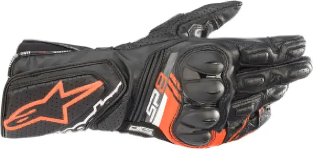 ALPINESTARS (ROAD) - GLOVE SP-8 V3 BLACK/RED 2X - 33014072