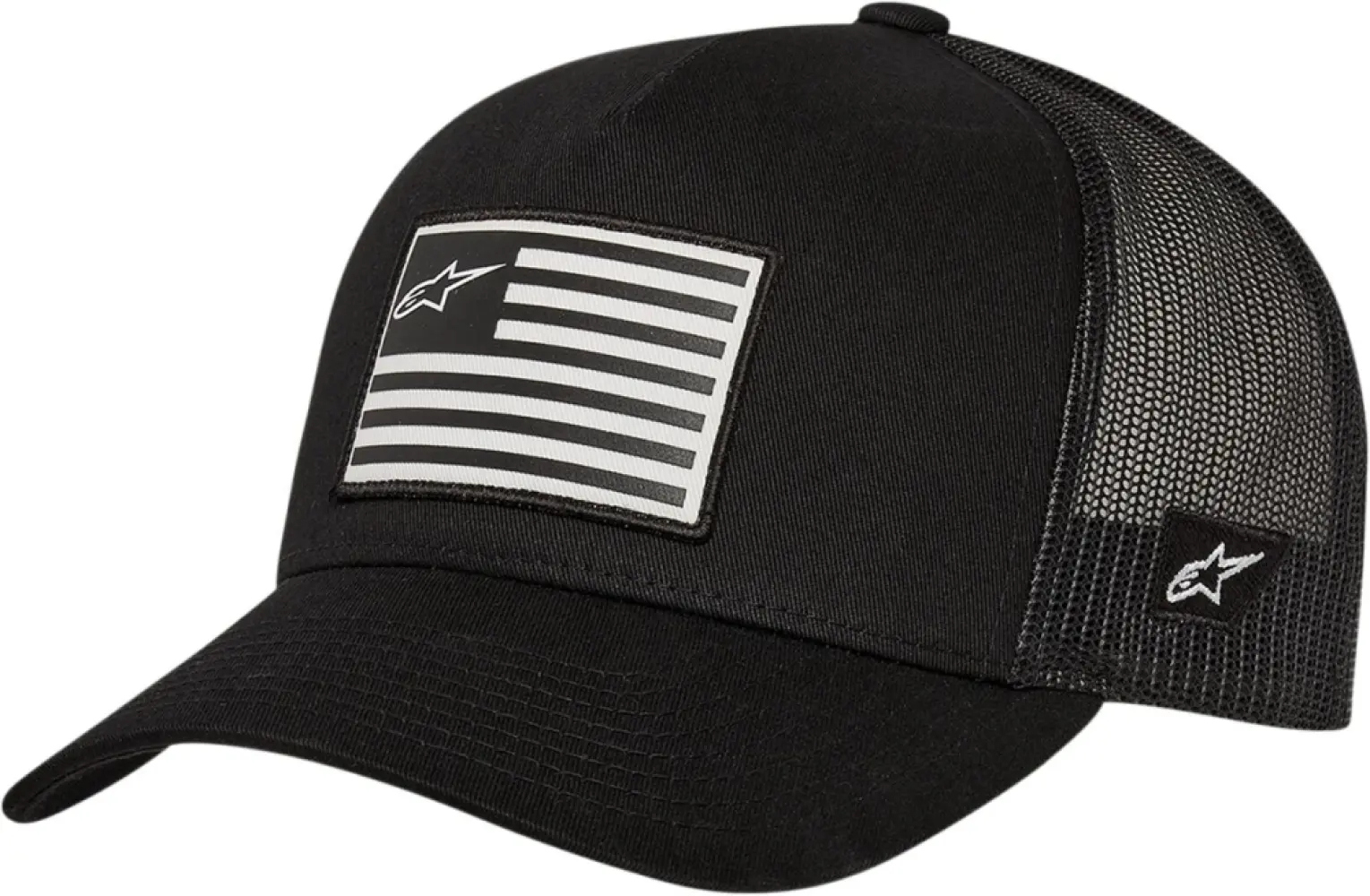 ALPINESTARS (CASUALS) - HAT CRV BILL SNAPBACK FLAG BLA - 25013624