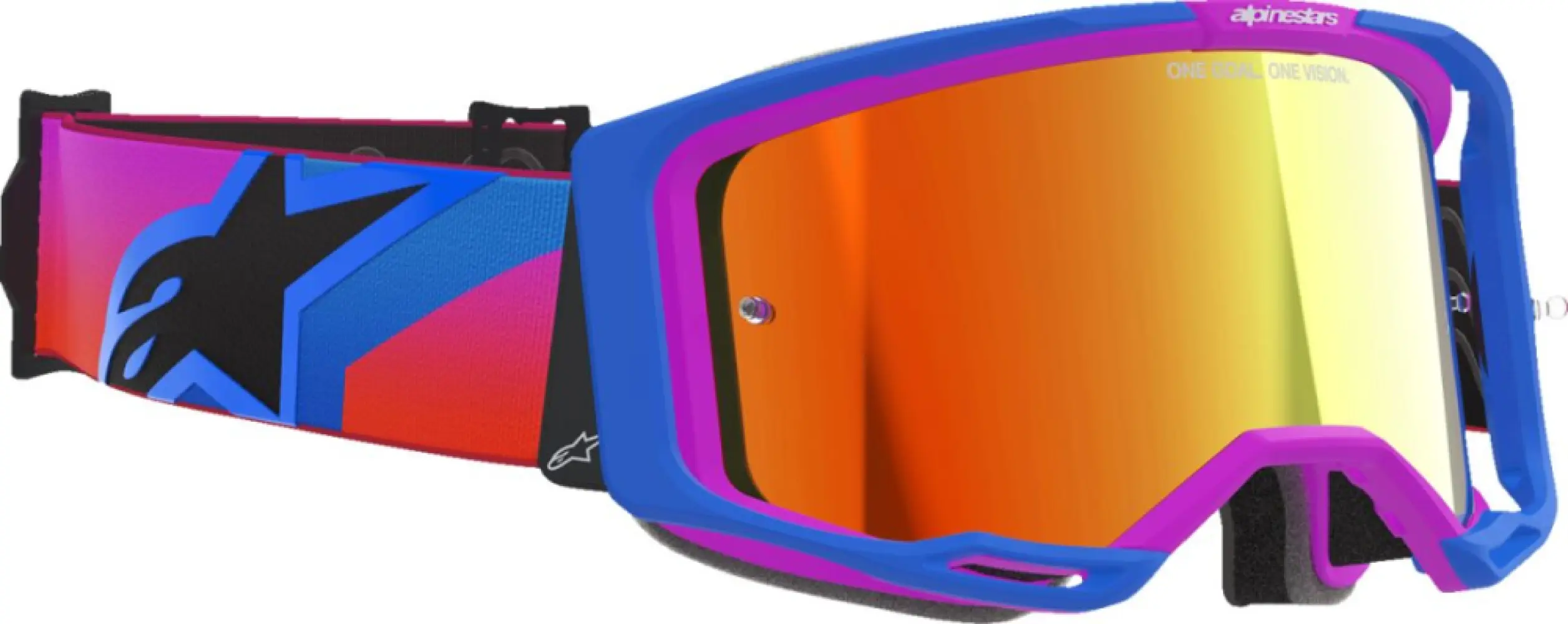 ALPINESTARS GOGGLES - GOGGLE VISION 8 CORP BLUE/PURP - 26013952