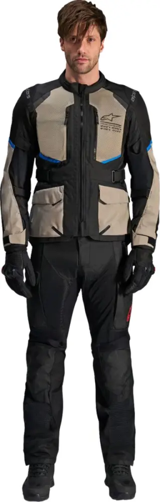 ALPINESTARS (ROAD) - JACKET ANDES AIR BLK/GRY/BLUE  - 28207111