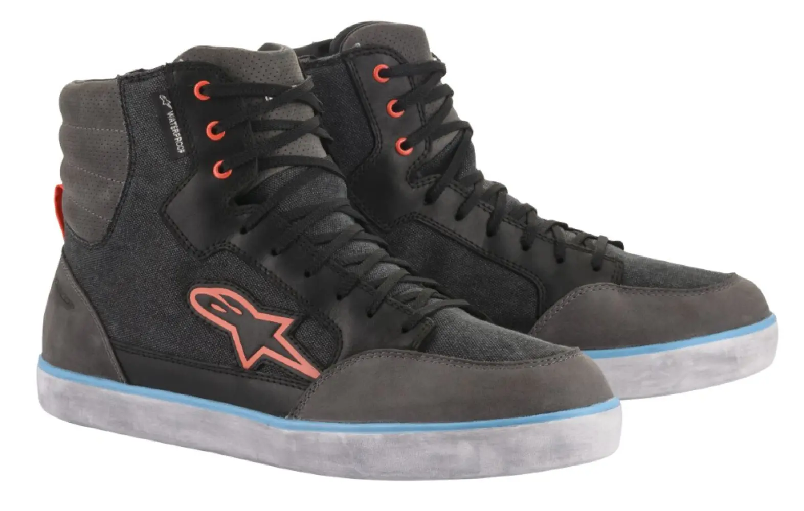 ALPINESTARS (ROAD) - SHOE J-6 WP BK/GY/BL 12 - 34052418