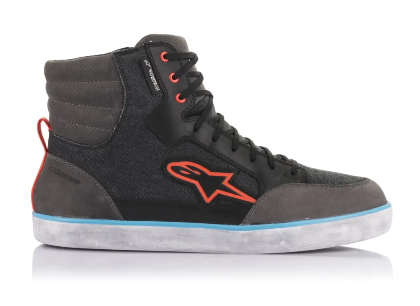 ALPINESTARS (ROAD) - SHOE J-6 WP BK/GY/BL 12 - 34052418