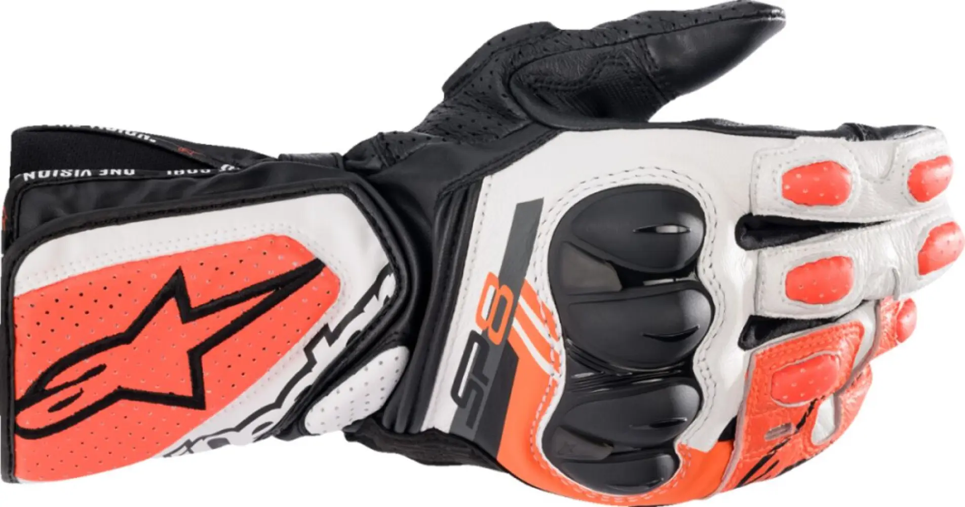 ALPINESTARS (ROAD) - GLOVE SP-8 V3 BK/W/RD 4XL - 33014474