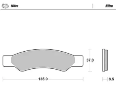 MOTO-MASTER - BRAKE PADS NITRO - 17201193