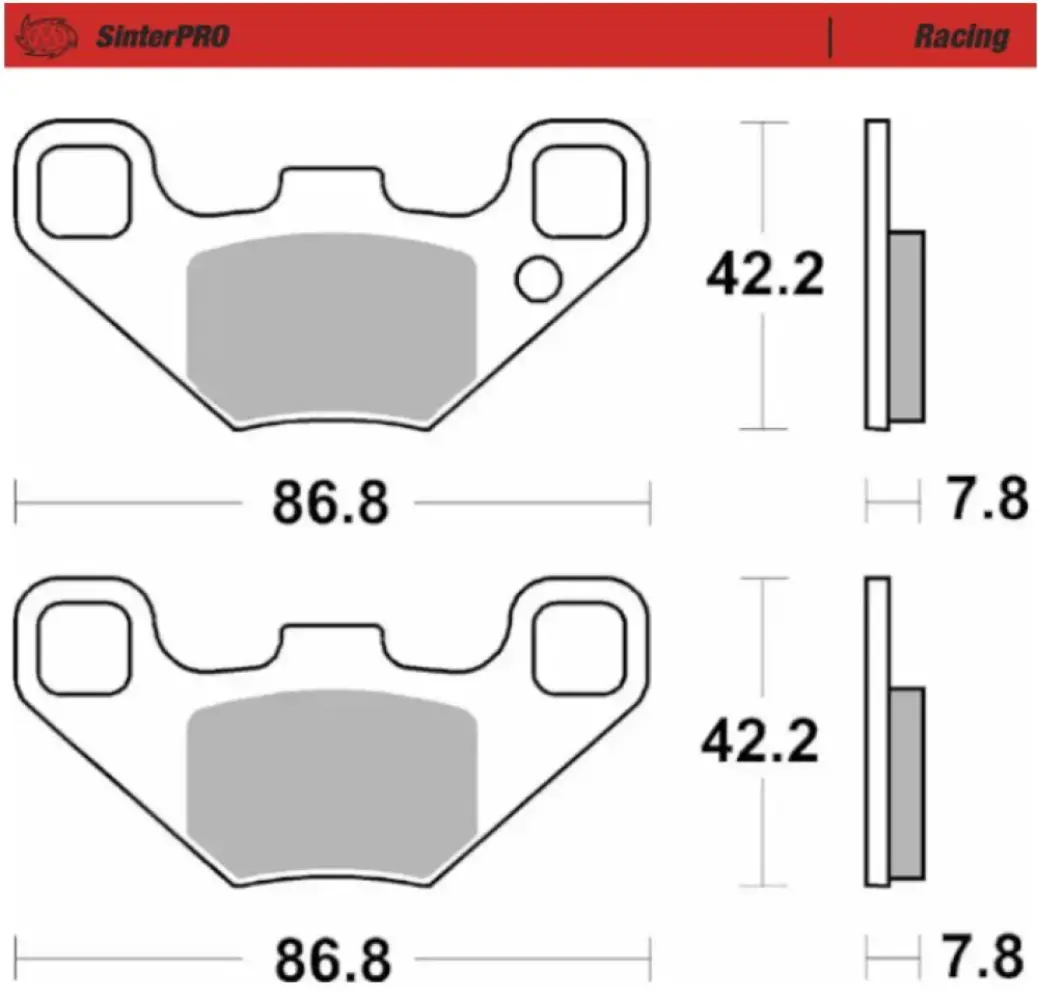 MOTO-MASTER - BRAKE PADS RACING - 17201194