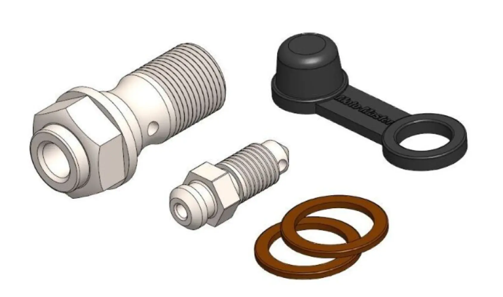 MOTO-MASTER - BANJO BOLT & BLEEDER M10 X 1 0 - 17420809