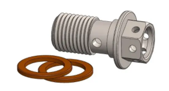 MOTO-MASTER - BANJO BOLT RACE DRILLED M10 X  - 17420814