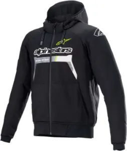 ALPINESTARS (ROAD) - JACKET HOOD CHROME BK/YL XL - 28205934