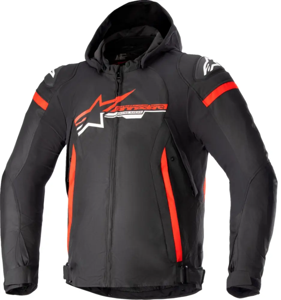 ALPINESTARS (ROAD) - JACKET ZACA WP BK/RD/W M - 28206023