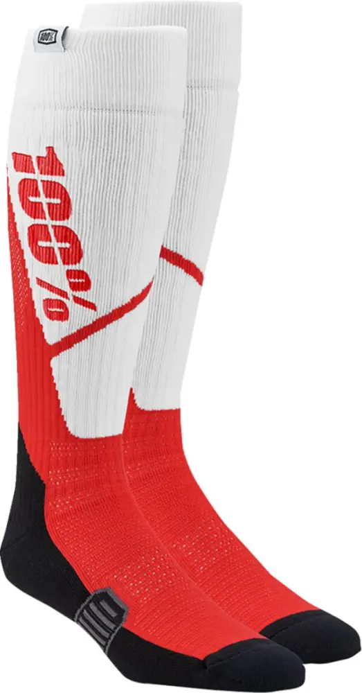 100% - SOCK TORQUE WH/RD S/M - 34310768
