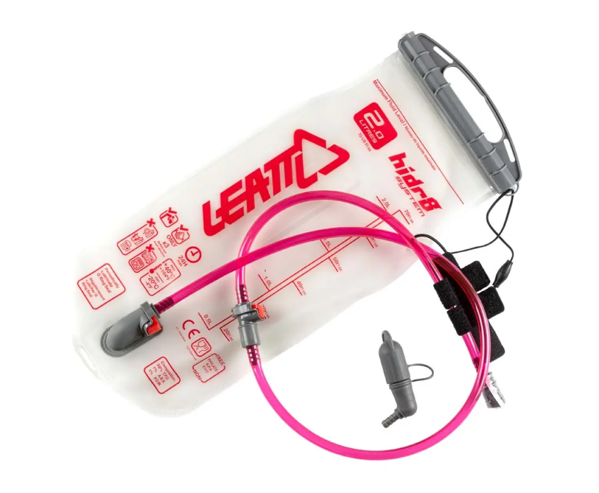 Leatt Bladder Flat CleanTech 2L (70oz) w tube and bite valve