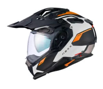 Nexx Helmet X.WED3 KEYO CARBON WHITE.ORANGE MT