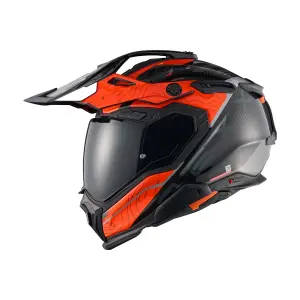 NEXX Helmet X.WED3 FURKA CARBON ORANGE.GREY
