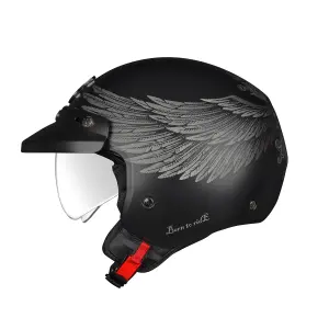 Nexx Helmet Y.10 EAGLE RIDER BLACK.GREY MT