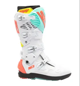 Sidi CROSSFIRE 3 SRS WHITE FLUO MINT FLUO CORAL