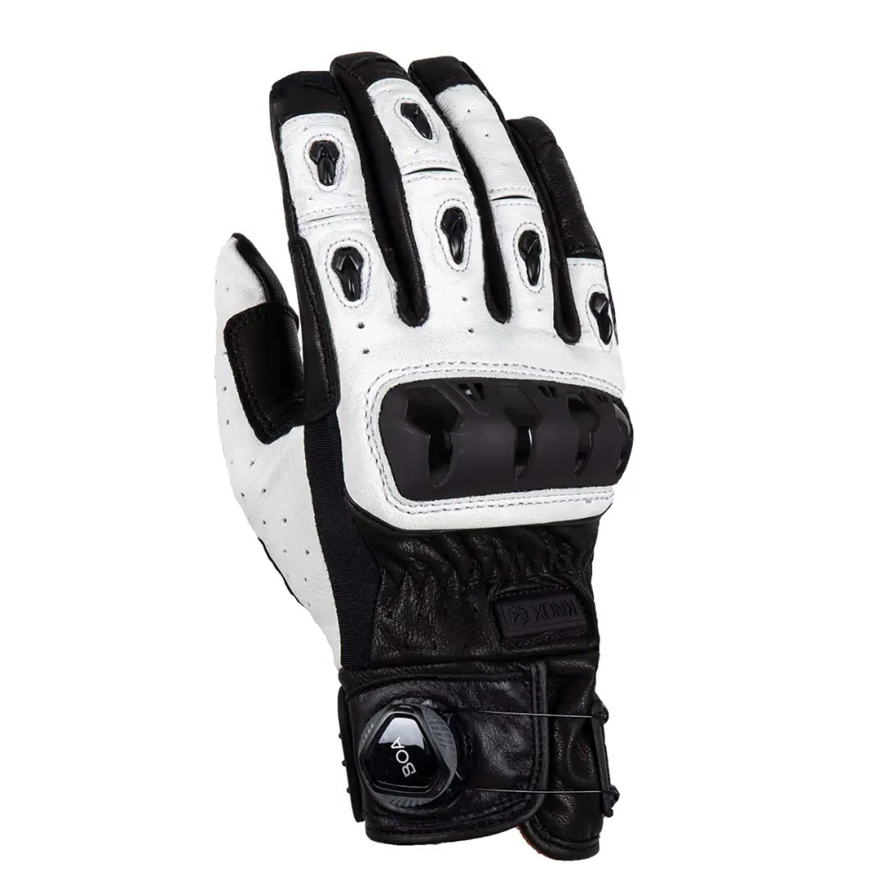 KNOX Gloves Orsa Leather MK3 Black/White
