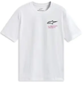 ALPINESTARS (CASUALS) - TEE SS CSF POP HELMET WHITE L - 303025371