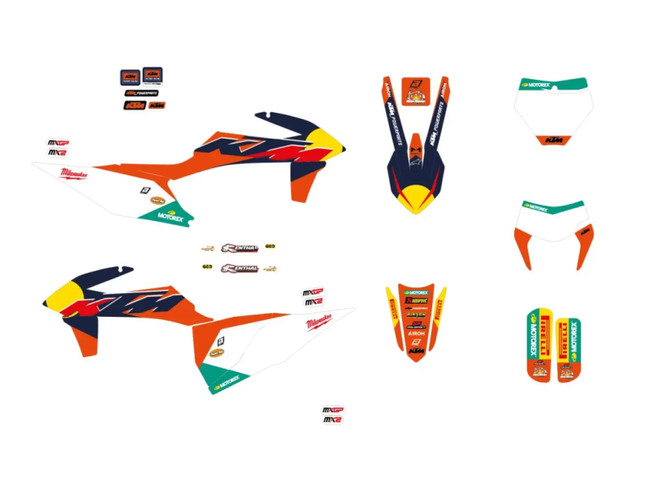 BLACKBIRD RACING - GRAPHIC KIT KTM FACTORY '26 SX - 43027544