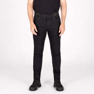 Knox Jeans Men's Colton Slim SHORT - Aged Black Rust