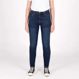 Knox Jeans Women's Colton Skinny SHORT Stone Wash Indigo