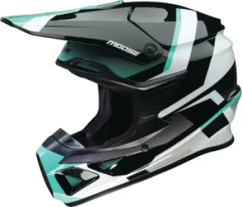 MOOSE OFFROAD SOFT-GOODS - HELMET F.I. 2.0 BOREAL MINT LG - 01109901