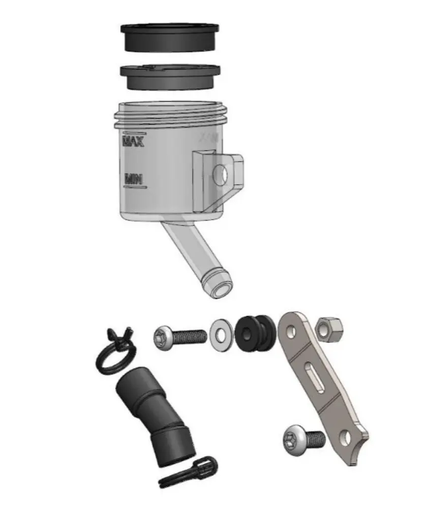 MOTO-MASTER - RESERVOIR + MOUNT KIT RMC-R - 06110236