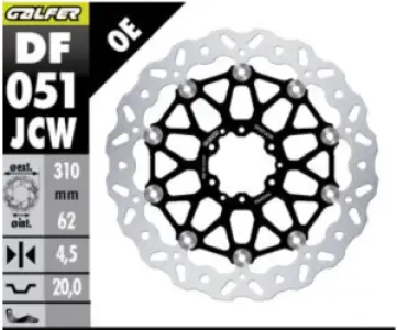 GALFER - BRAKE DISC WAVE FLOATECH FR - 17105498