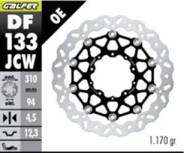 GALFER - BRAKE DISC WAVE FLOATECH FR - 17105499
