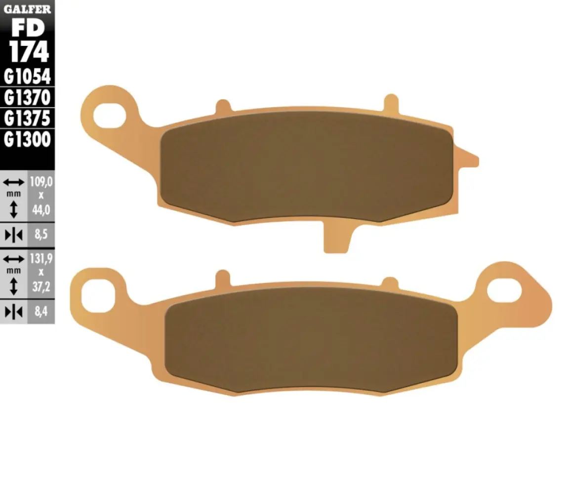 GALFER - BRAKE PAD SINTERED SPORT - 17213059