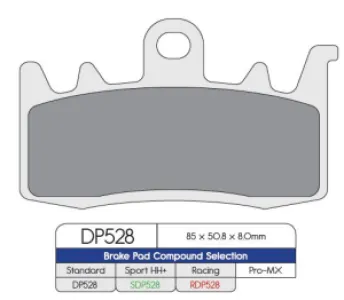 DP BRAKES - BRAKE PAD SINTER - 17212487