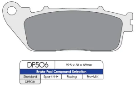 DP BRAKES - BRAKE PAD SINTER - 17212553