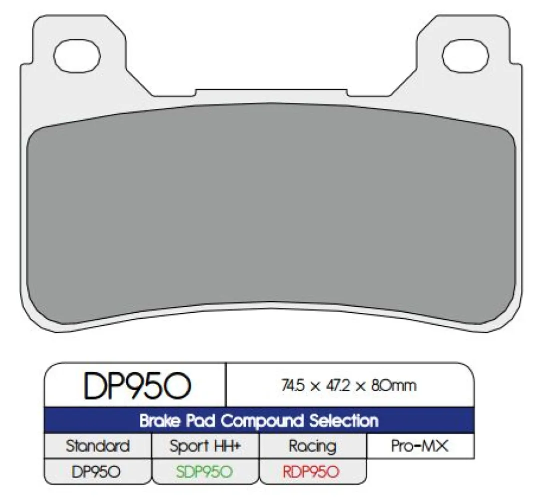 DP BRAKES - BRAKE PAD SINTER - 17212563